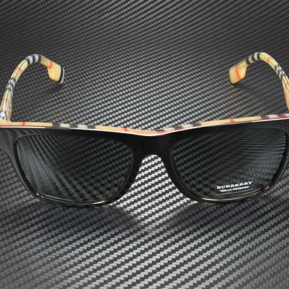 Burberry Black Men's Vintage Sunglasses NEW
